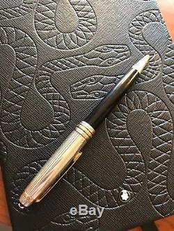 MONTBLANC Meisterstuck Solitaire Doue Pinstripe Sterling Silver Ballpoint Pen