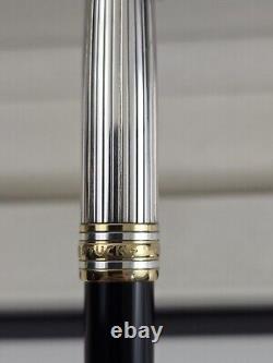 MONTBLANC Meisterstuck Solitaire Doue Sterling Silver 925 Rollerball Pen