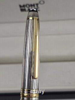 MONTBLANC Meisterstuck Solitaire Doue Sterling Silver 925 Rollerball Pen