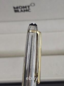 MONTBLANC Meisterstuck Solitaire Doue Sterling Silver 925 Rollerball Pen