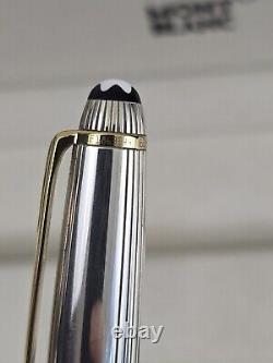 MONTBLANC Meisterstuck Solitaire Doue Sterling Silver 925 Rollerball Pen