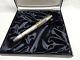 MONTBLANC Meisterstuck Solitaire M1468 925 Sterling 18K Fountain Pen In Case