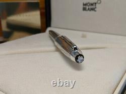 MONTBLANC Meisterstuck Solitaire Silver Barley LeGrand Ballpoint Pen with Diamond