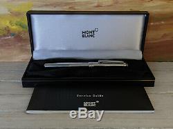 MONTBLANC Meisterstuck Solitaire Stainless Steel 163 Rollerball Pen, EXCELLENT