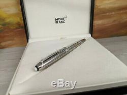 MONTBLANC Meisterstuck Solitaire Stainless Steel II LeGrand Fountain Pen, NOS