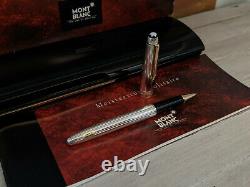 MONTBLANC Meisterstuck Solitaire Sterling Silver 163 Rollerball Pen, NOS