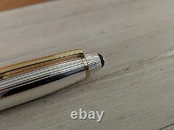 MONTBLANC Meisterstuck Solitaire Sterling Silver. 925 146 Fountain Pen No nib