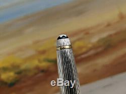 MONTBLANC Meisterstuck Solitaire Sterling Silver 925 163 Rollerball Pen