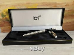 MONTBLANC Meisterstuck Solitaire Sterling Silver 925 Classique 144 Fountain Pen
