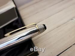 MONTBLANC Meisterstuck Solitaire Sterling Silver LeGrand 146 Size Fountain Pen