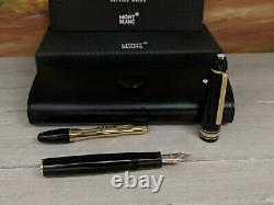 MONTBLANC Meisterstuck Traveler 147 Fountain Pen with Leather Case