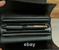 MONTBLANC Meisterstuck Traveler 147 Fountain Pen with Leather Case