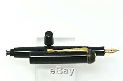 MONTBLANC SIMPLO 1 BHR 1935 c. Gold nib EF pushbutton filler safety fountain pen