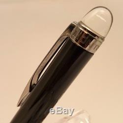 MONTBLANC StarWalker Black Midnight Ruthenium Plated Ballpoint Pen, MINT