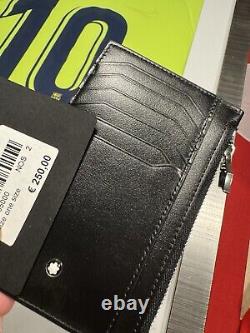 Men's Genuine Montblanc Zip Purse Wallet Unisex Black