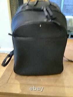 Mens mont blanc rucksack sartorial large black very good condition used multi po