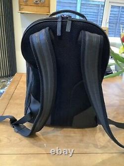 Mens mont blanc rucksack sartorial large black very good condition used multi po