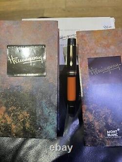 Mint & Boxed Montblanc Hemmingway Special Edition Fountain Pen