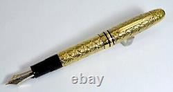 Mont Blanc 149 Customized 18Kt/750 Solid Gold Fountain Pen Jewelry Overlay