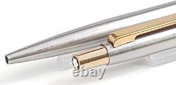 Mont Blanc Ballpoint Pen Rare Silver Gold Noblesse Model Functional VGC Z22