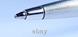 Mont Blanc Ballpoint Pen Rare Vintage Silver Noblesse Model Functional Ex Condit