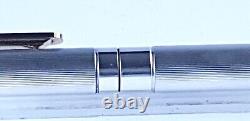 Mont Blanc Ballpoint Pen Rare Vintage Silver Noblesse Model Functional Ex Condit