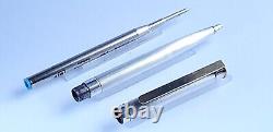 Mont Blanc Ballpoint Pen Rare Vintage Silver Noblesse Model Functional Ex Condit