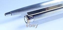 Mont Blanc Ballpoint Pen Rare Vintage Silver Noblesse Model Functional Ex Condit