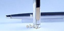 Mont Blanc Ballpoint Pen Rare Vintage Silver Noblesse Model Functional Ex Condit