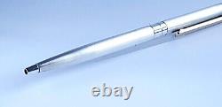 Mont Blanc Ballpoint Pen Rare Vintage Silver Noblesse Model Functional Ex Condit