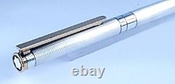 Mont Blanc Ballpoint Pen Rare Vintage Silver Noblesse Model Functional Ex Condit