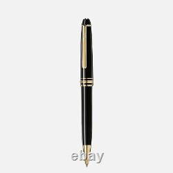 Mont Blanc Boheme Black and Gold Ballpoint Pen With Black Gem (NO LID)