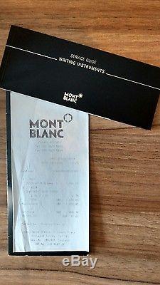 Mont Blanc Boheme Fountain Pen, brown leather/case, manual & receipt, never used