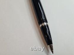 Mont Blanc Boheme ONYX Noir Black Resin & Platinum Rollerball Pen with Black gem