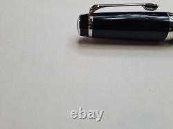 Mont Blanc Boheme ONYX Noir Black Resin & Platinum Rollerball Pen with Black gem