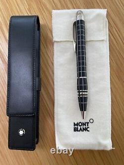 Mont Blanc Floating Star Urban Walker Collection Ballpoint Pen and Leather Pouch