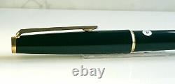 Mont Blanc Fountain 320 Black Gold Cartridge Filler Functional Ex Condition J11
