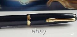 Mont Blanc Fountain Pen 042 MonteRosa Piston Filler Functional Black Gold VG MR1
