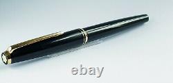Mont Blanc Fountain Pen 221 Cartridge Filler 585 Functional Black Gold VGC X03