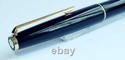 Mont Blanc Fountain Pen 420 Black Gold Piston Filler Serviced Excellent Conditi