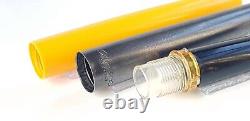 Mont Blanc Fountain Pen Black Yellow Cartridge Filler Functional Ex Condition A1