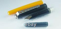 Mont Blanc Fountain Pen Cartridge Filler Carrara Model Functional Yellow Gray Ex