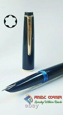 Mont Blanc Fountain Pen Piston Filler No 31 Model Functional Black Gold Ex Condi