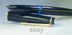 Mont Blanc Fountain Pen Piston Filler No 31 Model Functional Black Gold Ex Condi
