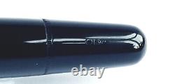 Mont Blanc Fountain Pen Rare 252Black Gold 14k Nib Piston Filler Serviced Exc