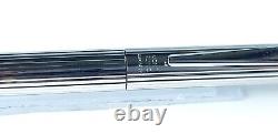 Mont Blanc Fountain Pen Rare Silver Noblesse Cartridge Filler Serviced Immaculat