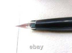 Mont Blanc'Generation' Fountain Pen, Black/Plat. Trim, used, very good condition