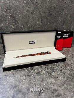 Mont Blanc Heritage Rouge Et Noir Serpent Marble Ballpoint Bnib. Bargain