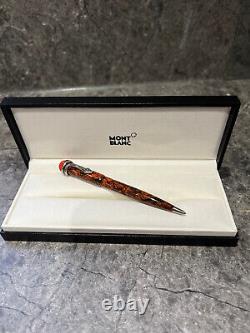 Mont Blanc Heritage Rouge Et Noir Serpent Marble Ballpoint Bnib. Bargain