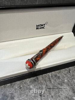 Mont Blanc Heritage Rouge Et Noir Serpent Marble Ballpoint Bnib. Bargain